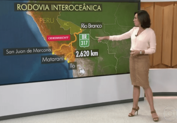Matéria do 'Bom (?) Dia Brasil' sobre rodovia do Pacífico é para enganar  bobo 