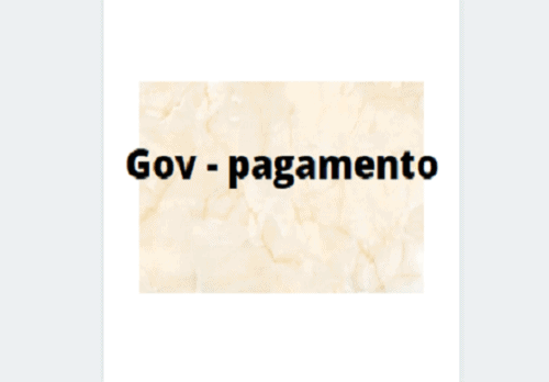 gov pagamento