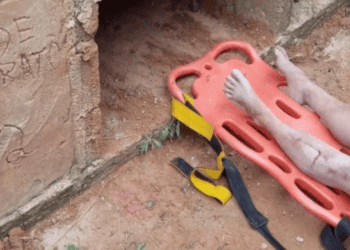 Mulher enterrada viva em MG luta pela vida na UTI