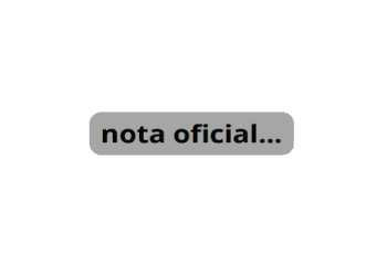 nota oficial