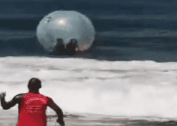 Vídeo: resgate no mar