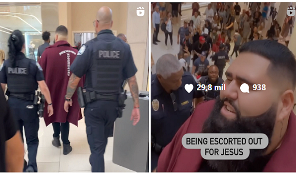 Polícia bane cantor gospel bolsonarista americano de shopping em