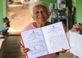 Alfabetização aos 90 anos
