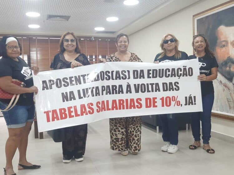 Aposentados da Educação: a luta por 10% de justiça (📹)