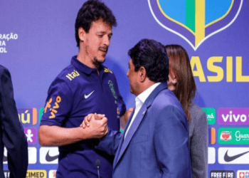 Presidente da CBF alivia pressão sobre Fernando Diniz após derrotas nas eliminatórias