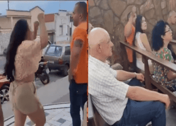 📹Escândalo na casa de Deus: marido, amante e o caos durante a missa dominical