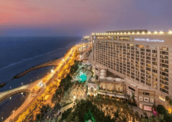 Hospedagem estratégica do Fluminense às margens do Mar Vermelho na Arábia Saudita