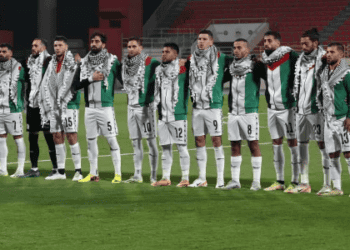 Palestina e Líbano empatam em jogo marcado por homenagem e tradição