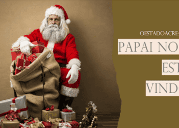 modo natal papai noel está vindo