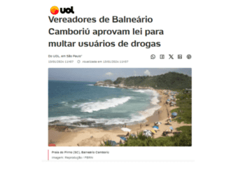 Buscar tratamento para dependência de drogas poderá suspender multa