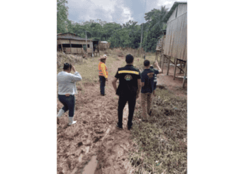 MP acompanha famílias em Assis Brasil durante recuo do Rio Acre