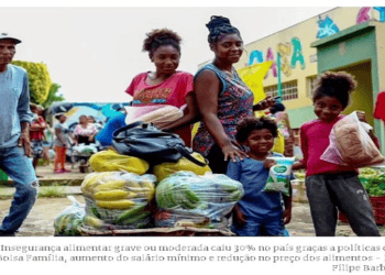 13 milhões deixaram de passar fome em 2023 no Brasil