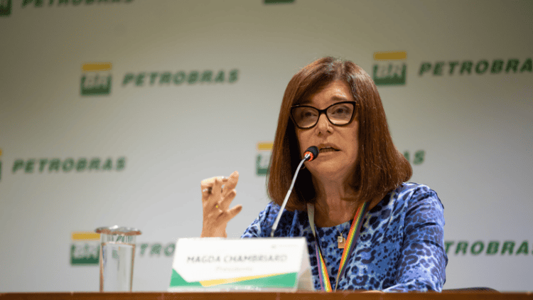 Presidenta da Petrobras prioriza exploração de Petróleo em primeira coletiva