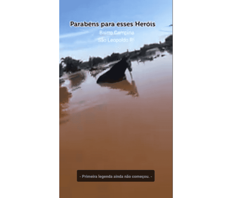 Voluntários salvam cavalo preso em telhado durante enchentes no RS 📹