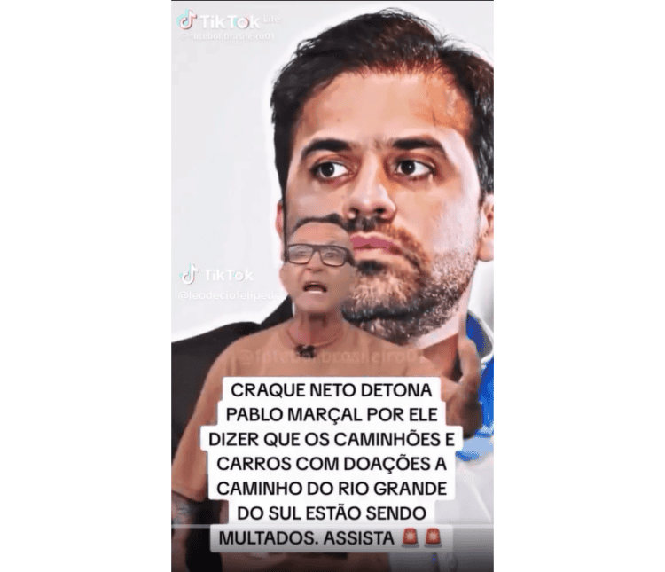 Craque Neto desmascara as fake news sobre o Rio Grande (vídeo)