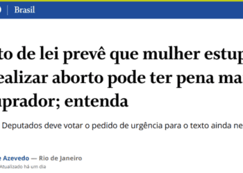 É hora de chamar da bancada do estupro?
