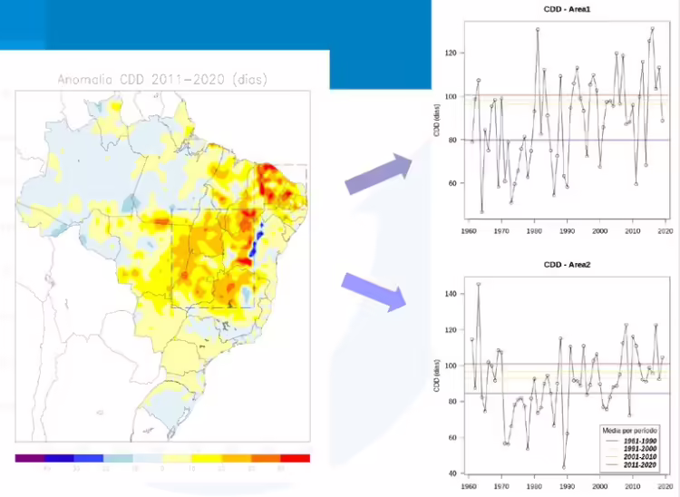 Em 60 anos, média de dias seguidos sem chuva aumenta de 80 para 100 no Brasil, aponta estudo do INPE