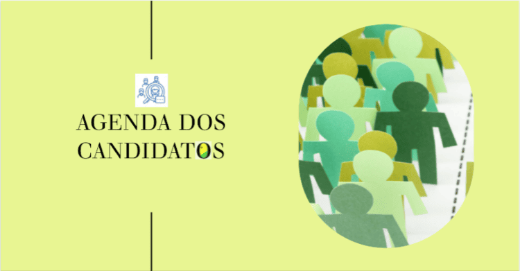 #AgendaCandidatos nesta qua.4