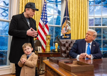 Filho do Elon Musk ao Donaldo: ‘cala a boca, você não é o presidente!’