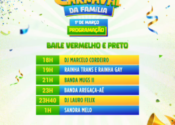 Baile Vermelho e Preto anima o Carnaval da Gente em Rio Branco