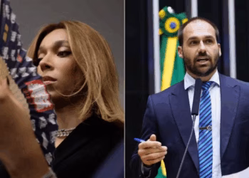 Érika Hilton: “Eduardo Bolsonaro é traidor e verme”