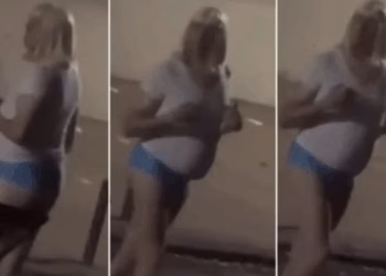 Cena inusitada na madrugada…