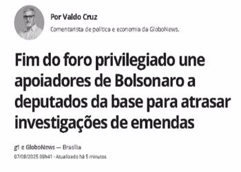 rolo das emendas