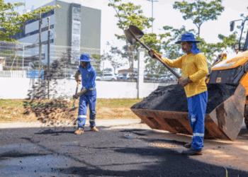 Prefeitura de Rio Branco avança com asfaltamento no bairro Portal da Amazônia
