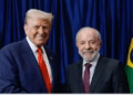 O bilionário e o ex-operário: a política parece que venceu (Donaldo a repórter: ‘não é da sua conta’)..😂