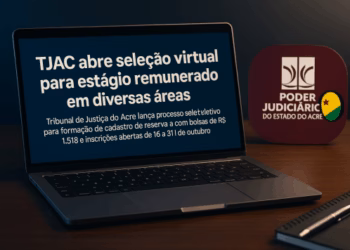 TJ abre seleção online para estágio em todo o Estado