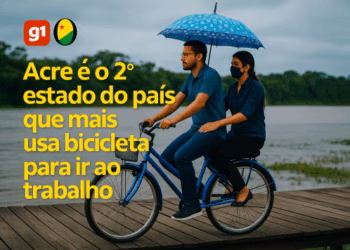 Acre é o 2º estado do país que mais usa bicicleta para ir ao trabalho
